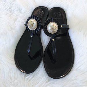 Tory Burch black flip flops